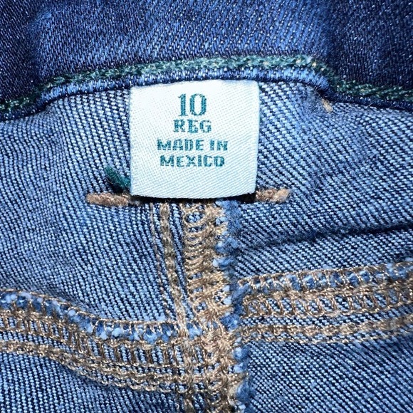 NWOT Women’s Size 10R LL Bean Beanflex Favorite Fit Denim Blue Jeans - Picture 3 of 9